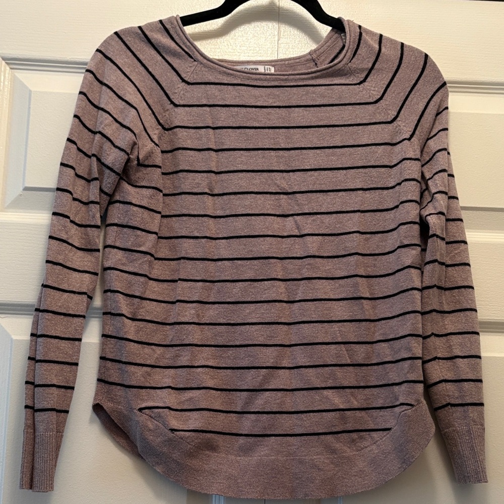 Striped Brown and Black Sweater